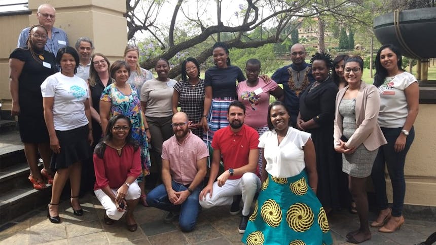 Foto van het team achter B-Wise in 2019